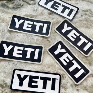 Authentic Yeti Stickers 6 Pack Bundle